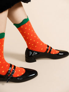 Strawberry Picking Sock