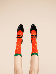 Strawberry Picking Sock