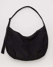 Load image into Gallery viewer, Baggu: Large Nylon Crescent Bag Black
