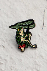 Frog Leaf Pin