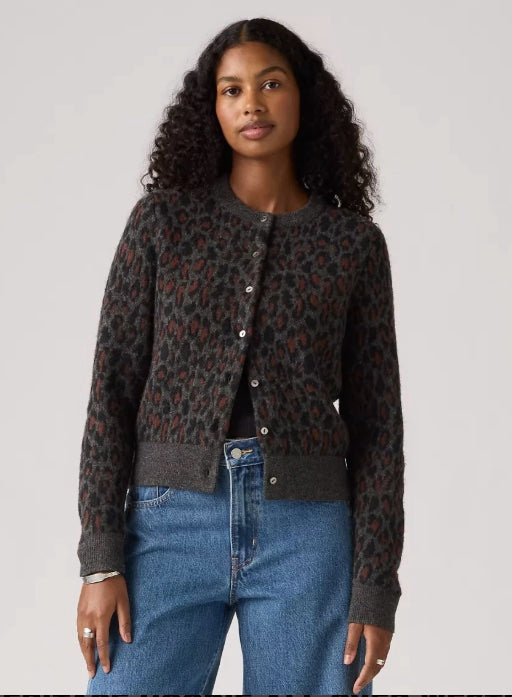 Snow Leopard Cardigan