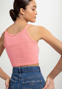 Summer Staple Ribbed Cropped Tank