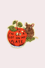 Load image into Gallery viewer, A Lot On My Plate Sticker
