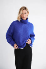 Load image into Gallery viewer, Cobalt Alpaca Pullover
