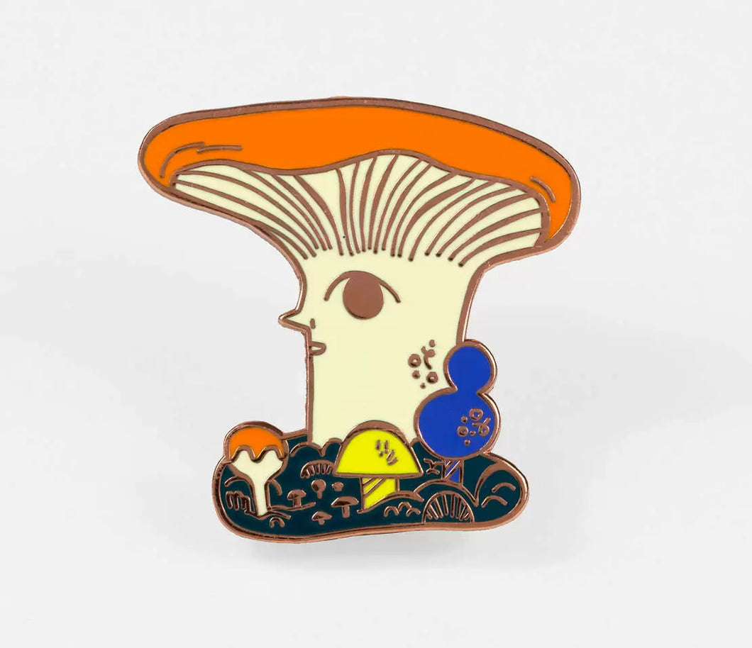 Meg Hunt mushroom Spore Pin