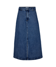 Load image into Gallery viewer, Jannah Midi Denim Skirt by Minimum

