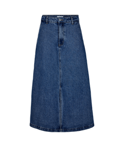 Jannah Midi Denim Skirt by Minimum