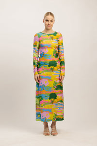 Penny Lane Long Sleeve Maxi Dress