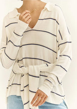 Load image into Gallery viewer, Seaside Striped Knit Sweater
