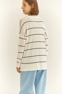 Seaside Striped Knit Sweater