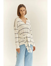 Load image into Gallery viewer, Seaside Striped Knit Sweater
