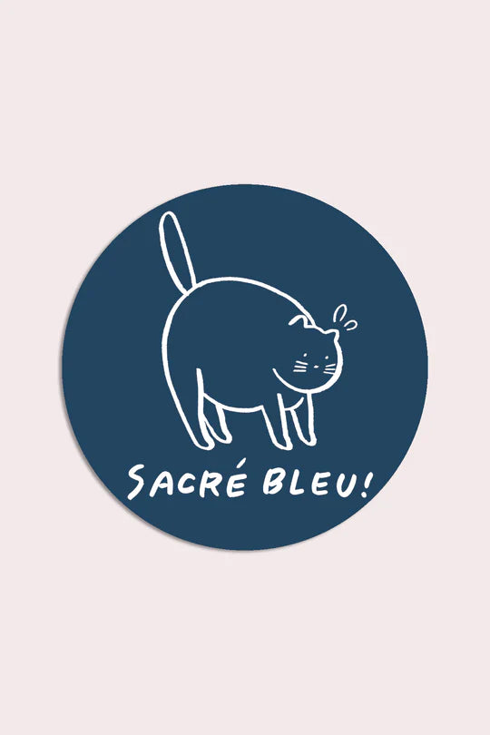 Sacré Bleu Sticker
