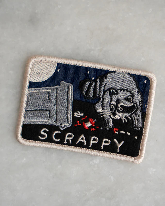 Scrappy Raccoon Sticky Patch