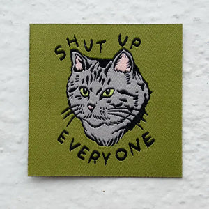 Stay Home Club Sticky Woven Patches