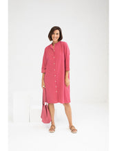 Load image into Gallery viewer, Lingonberry Linen Dress
