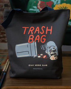 Trash Bag Zip Tote - Stay Home Club