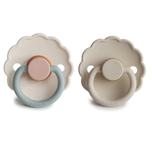 Set of TWO FRIGG Pacifiers (made in Denmark)