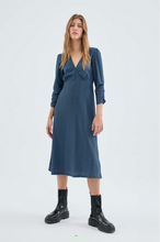 Load image into Gallery viewer, Blue Woven Check Dress

