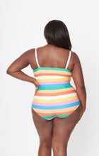 Load image into Gallery viewer, Sunset Stripe One-Piece (up to 3X)
