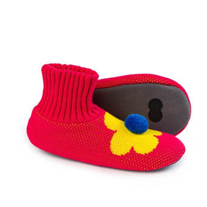 Flower Power Knit Sock Slippers: Ronald
