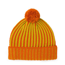 Load image into Gallery viewer, Chunky Rib Knit Beanie: Golden Olive

