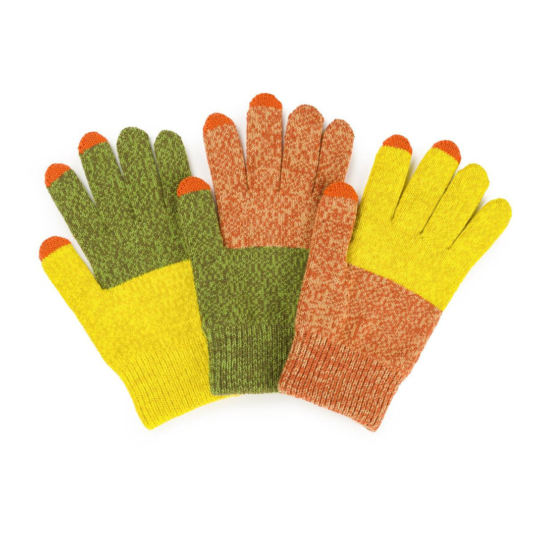 Pair and Spare Knit Gloves (Set of Three): Hiker