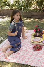 Load image into Gallery viewer, Kids: Giraffe in a Meadow Overalls
