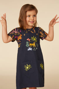 Kids: Sunny Day, Feline Fine Pinafore