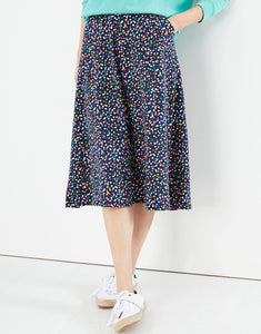 Confetti Jersey Midi Skirt