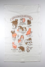 Load image into Gallery viewer, Tea Towel: Cats and Dogs of the Silver Screen
