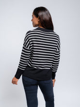 Load image into Gallery viewer, Luxe Striped Vneck
