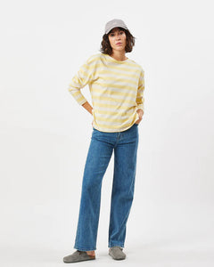 The Favourite Striped Long Sleeve Tee (Banana)