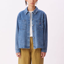 Load image into Gallery viewer, Coming up Daisies Denim Jacket
