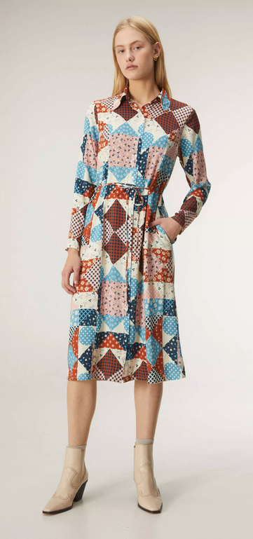 Quilted Dreams Shirt Dress