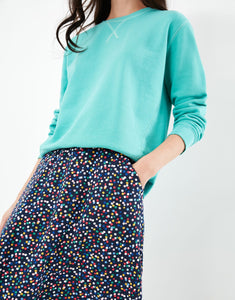 Confetti Jersey Midi Skirt