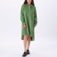 Load image into Gallery viewer, Trim the Tree Corduroy Shirt Dress

