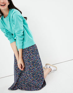 Confetti Jersey Midi Skirt