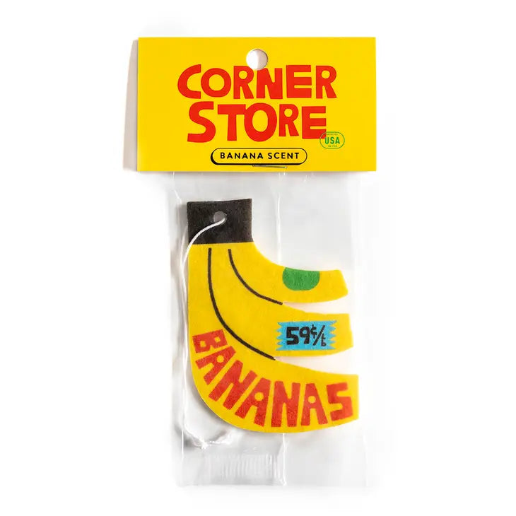 Corner Store Banana Air Freshner