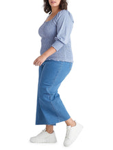 Load image into Gallery viewer, Plus: Culotte Blue Jeans
