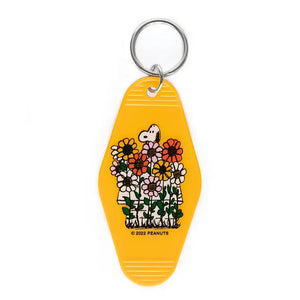 Snoopy Yellow Key Tag