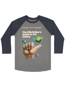 The Hitchhikers Guide to the Galaxy 3/4 Sleeve Raglan Tee (Unisex)