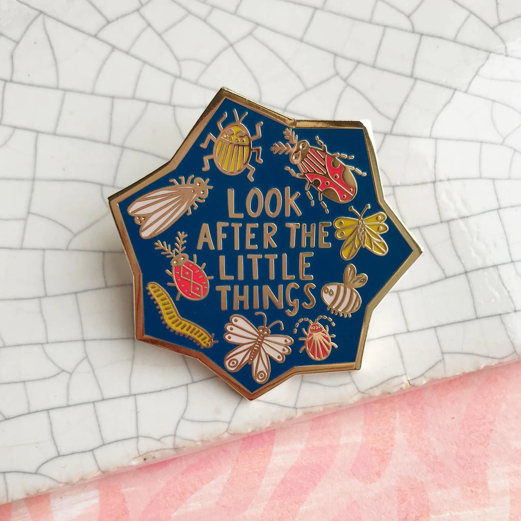 Look After the Little Things Pin