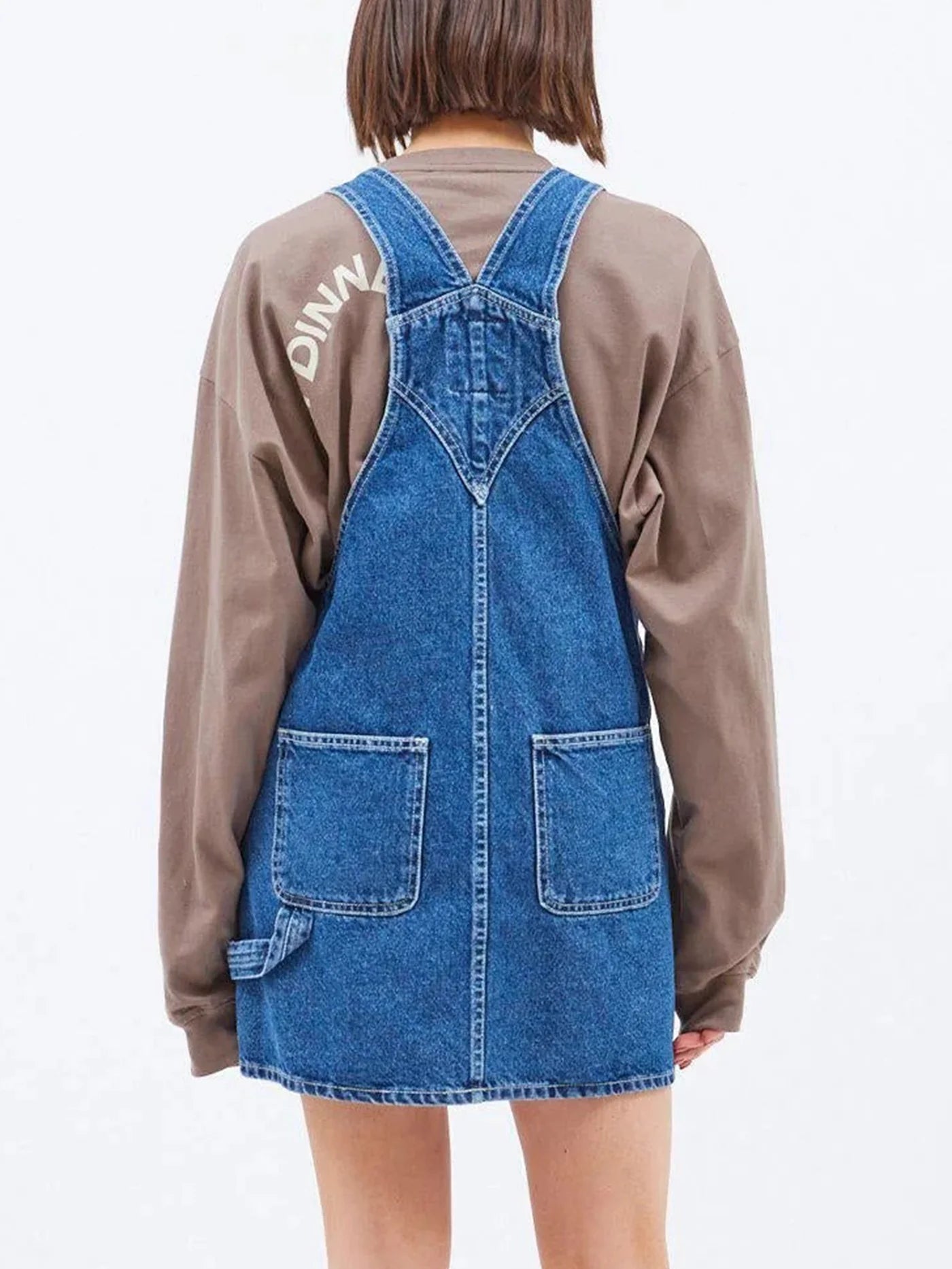 Dungaree jeans skirt online