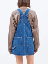 Load image into Gallery viewer, Connie Dungaree Overall Skirt by Dr Denim
