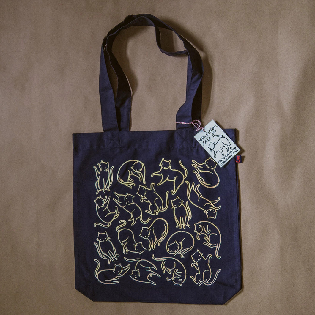 Floating Cats Tote Bag