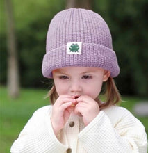 Load image into Gallery viewer, Kids Froggy Knit Hat
