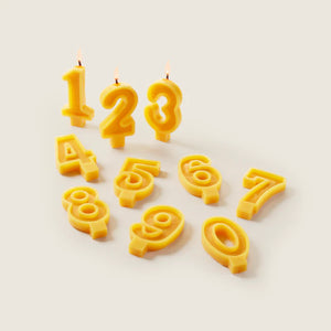 Beeswax Birthday Candles