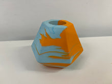 Load image into Gallery viewer, Jesmonite Marble Chunk Candlestick Holder
