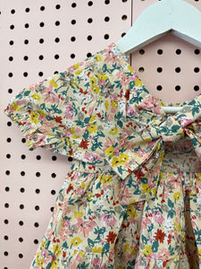 Baby Floral Tie-Back Dresses