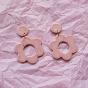 Daisy Ceramic Earrings by Meghan Macwhirter